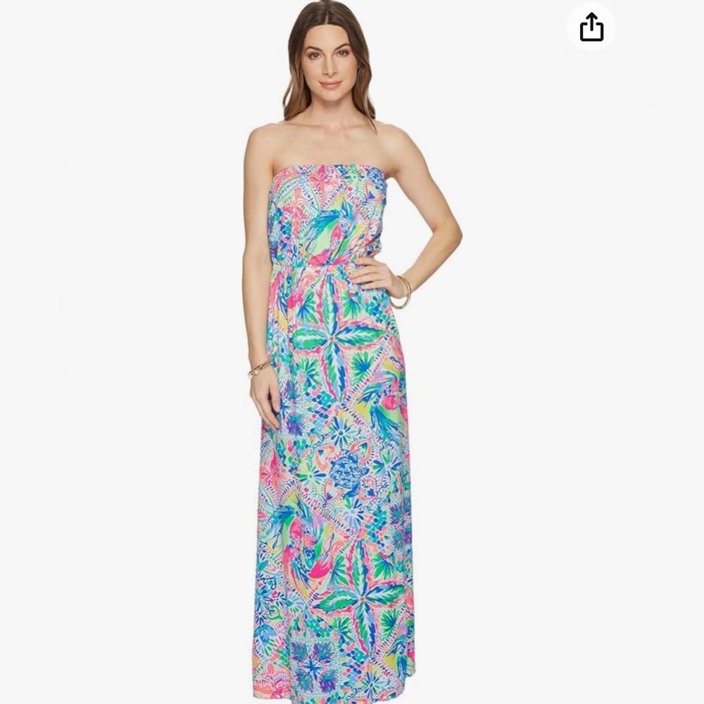 Lilly Pulitzer Marlisa Maxi Dress On The Decks Small